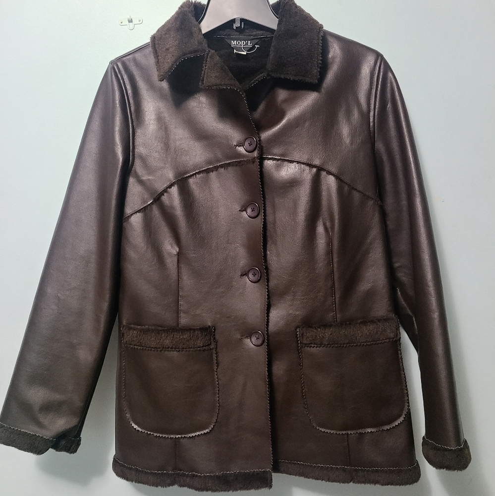 New women leather jacket
